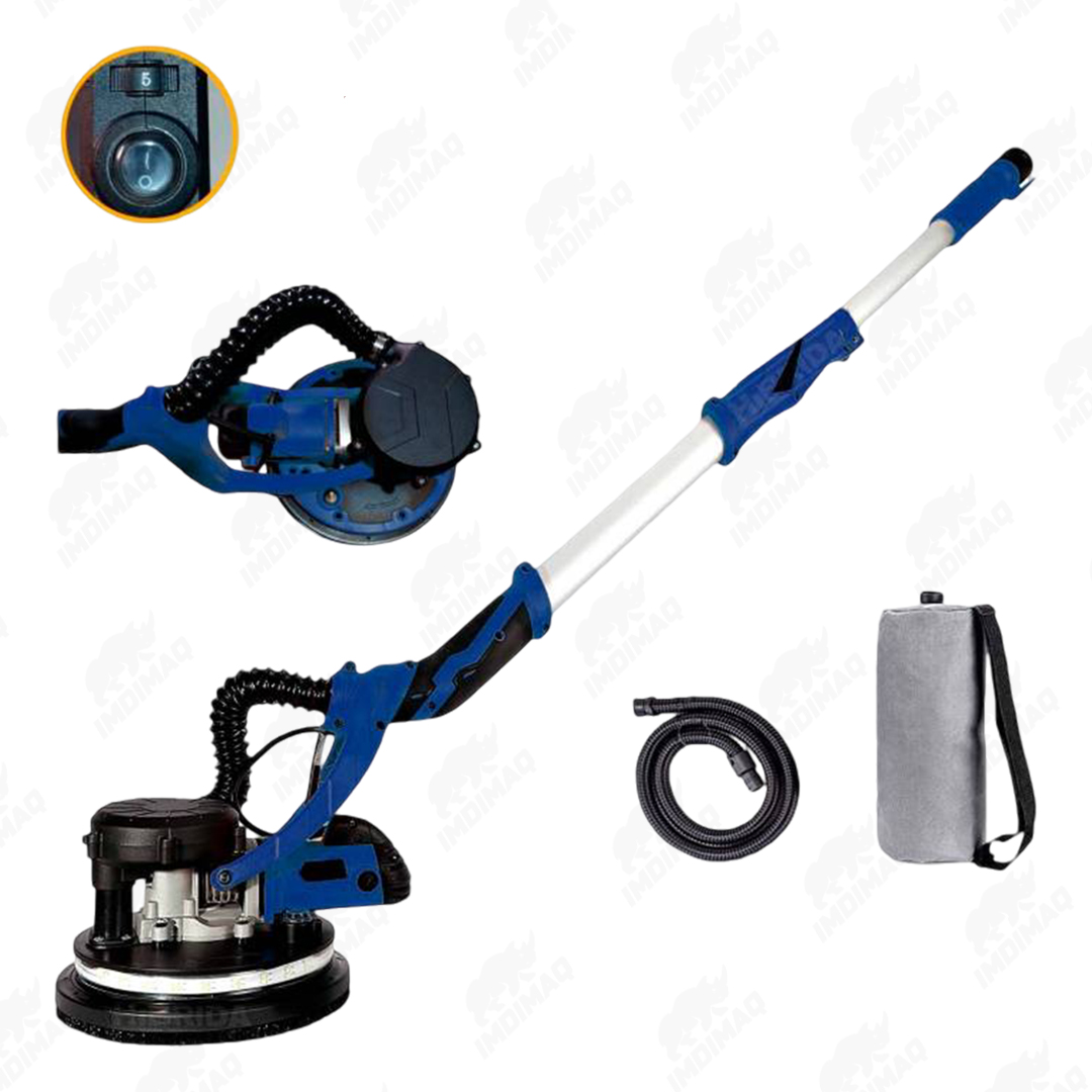 Lijadora de Pared Eléctrica 1250W con Aspirador de Polvo IMD-DWS-225B - Imagen 6