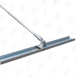 Paleta Pulidora Manual de Aluminio 122x15.3 cm con Mango Extensible | Herramienta Profesional para Acabado de Concreto