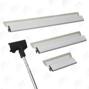 Kit de 3 Paletas Empastadoras de Acero Inoxidable con Extensión Telescópica 2M | Acabado de Paredes