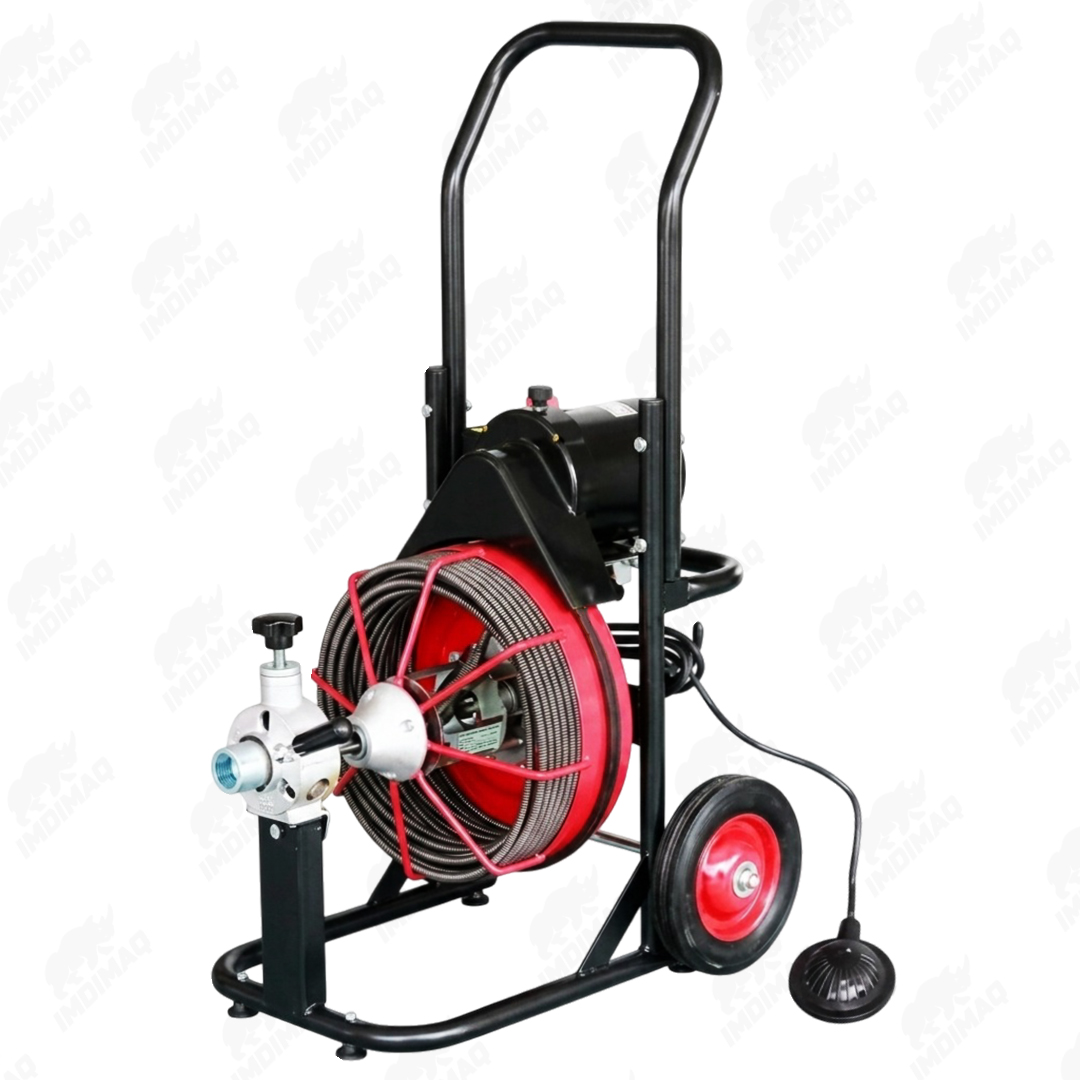 Desatorador de Tuberías Eléctrico D330ZK 616W | Máquina Destapadora Profesional 1 1/4” a 4” - Imagen 4