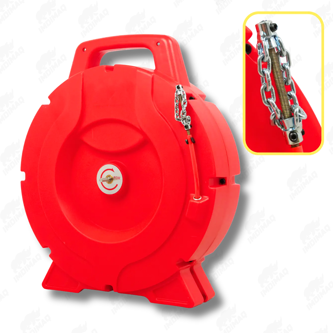Desatorador Portátil D-506 para Tuberías 2” | Máquina Destapadora Compacta con Cable 15m