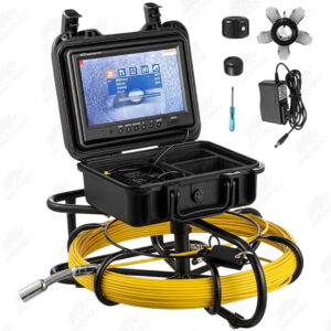 Cámara de Inspección de Tuberías 50 Metros con Pantalla 9” | Profesional Alcantarillado IP68