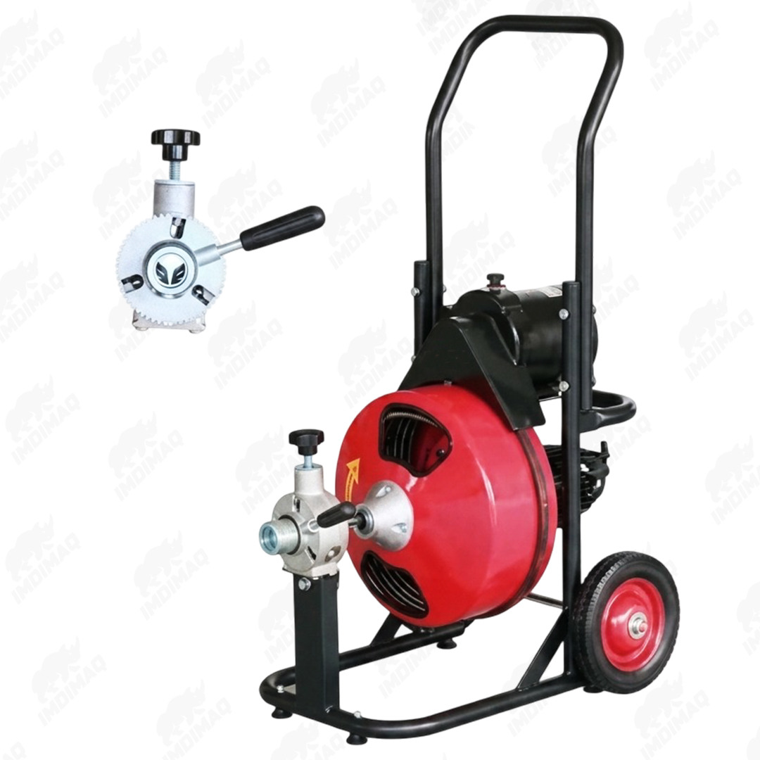 Desatorador de Tuberías Eléctrico D330ZF 616W | Máquina Destapadora Profesional 1 1/4” a 4” - Imagen 3