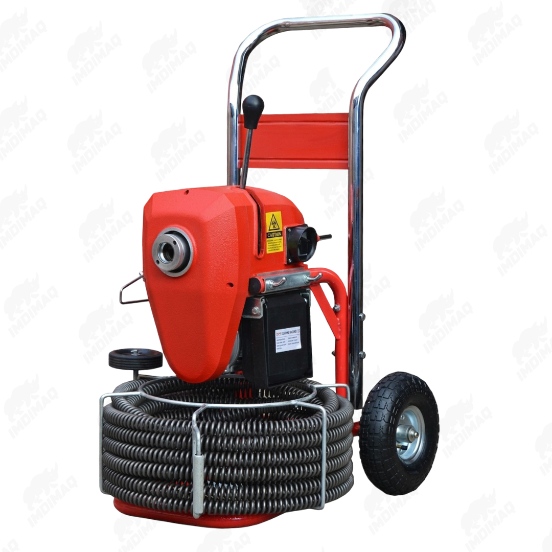 Desatorador Eléctrico D200IA 1100W para Tuberías 2”–8” | Máquina Destapadora Profesional con Cable 18m - Imagen 2