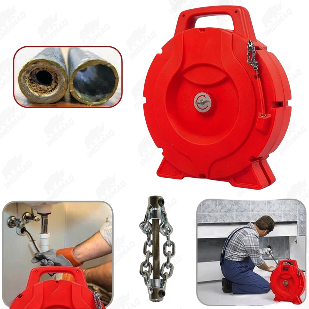 Desatorador Portátil D-506 para Tuberías 2” | Máquina Destapadora Compacta con Cable 15m - Imagen 3