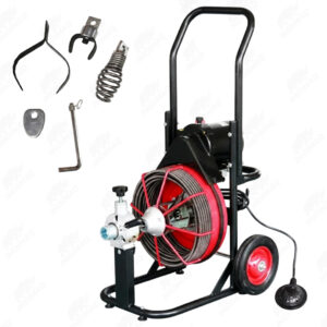 Desatorador de Tuberías Eléctrico D330ZK 616W | Máquina Destapadora Profesional 1 1/4” a 4”