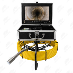 Cámara Endoscópica Profesional para Inspección de Tuberías – Monitor 10" | Cable 20 m