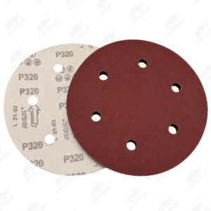 Discos de Lija #320 - Ø220 mm para Lijadora de Pared – 100 Unidades