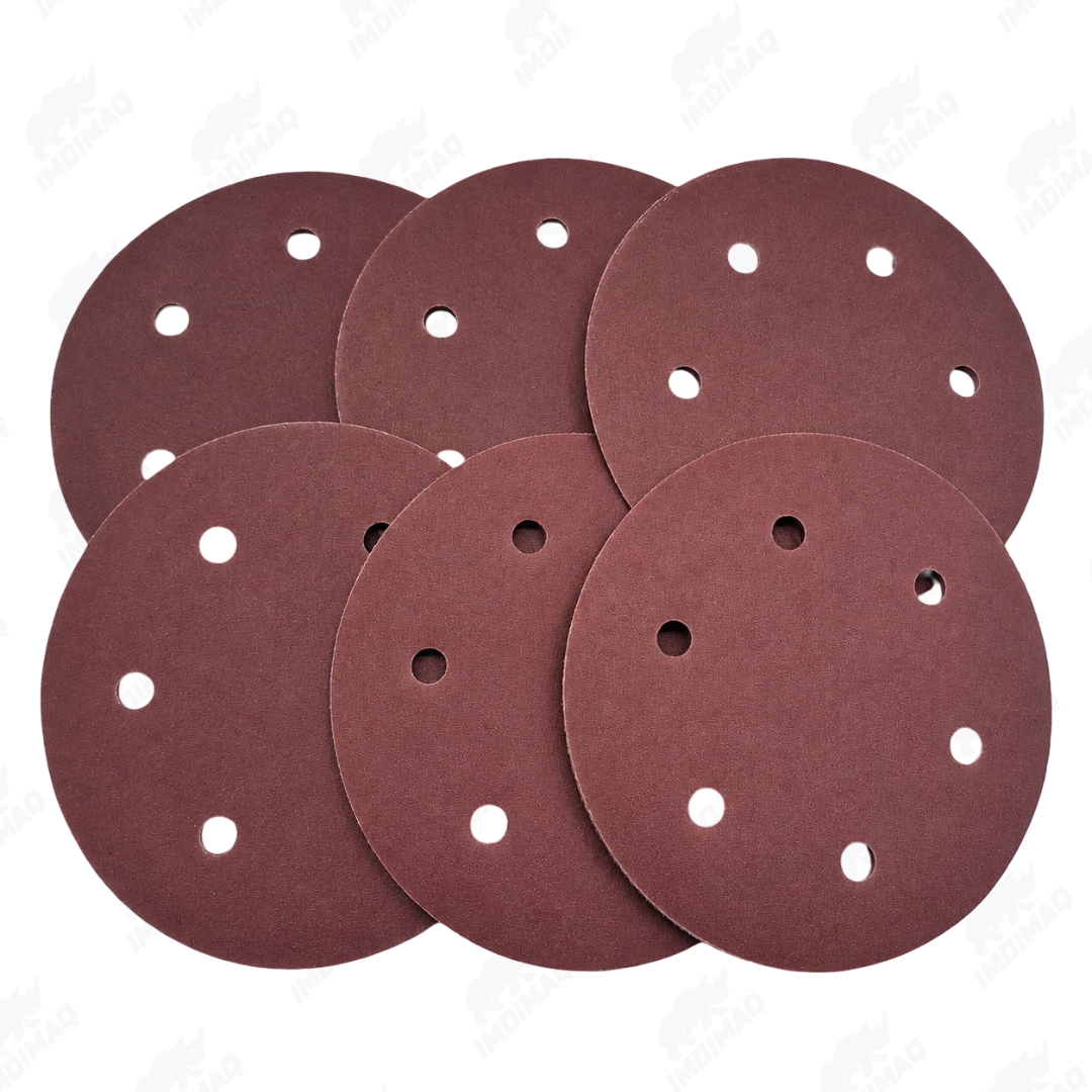 Discos de Lija #240 - Ø220 mm para Lijadora de Pared – 100 Unidades - Imagen 2