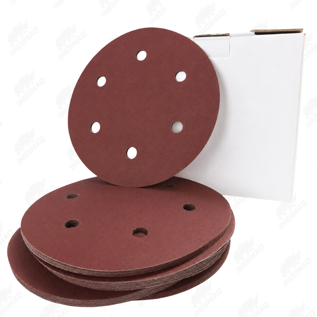 Discos de Lija #240 - Ø220 mm para Lijadora de Pared – 100 Unidades - Imagen 3