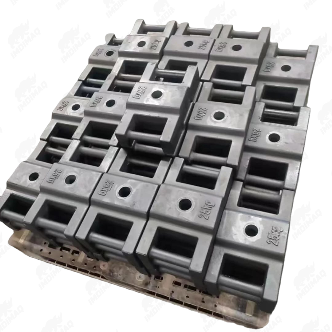 ANDAMIO COLGANTE ELECTRICO DE ALUMINIO 7.5 METROS CON CONTRAPESAS HIERRO FUNDIDO - Imagen 3