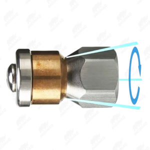 Boquilla Rotativo para limpieza de Tuberías 3/8"