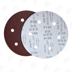 Discos de Lija #150 - Ø220 mm para Lijadora de Pared – 100 Unidades