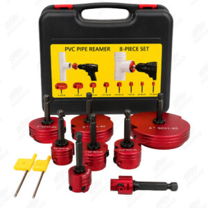 KIT ESCARIADOR PARA TUBERÍA PVC SCH-40 – 8 PIEZAS