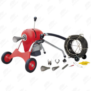 Desatorador Eléctrico de Tuberías GQ200 1100W – Máquina Destapadora Profesional con Cable de 18m