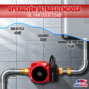 Bomba Presurizadora Automático Silenciosa 260W