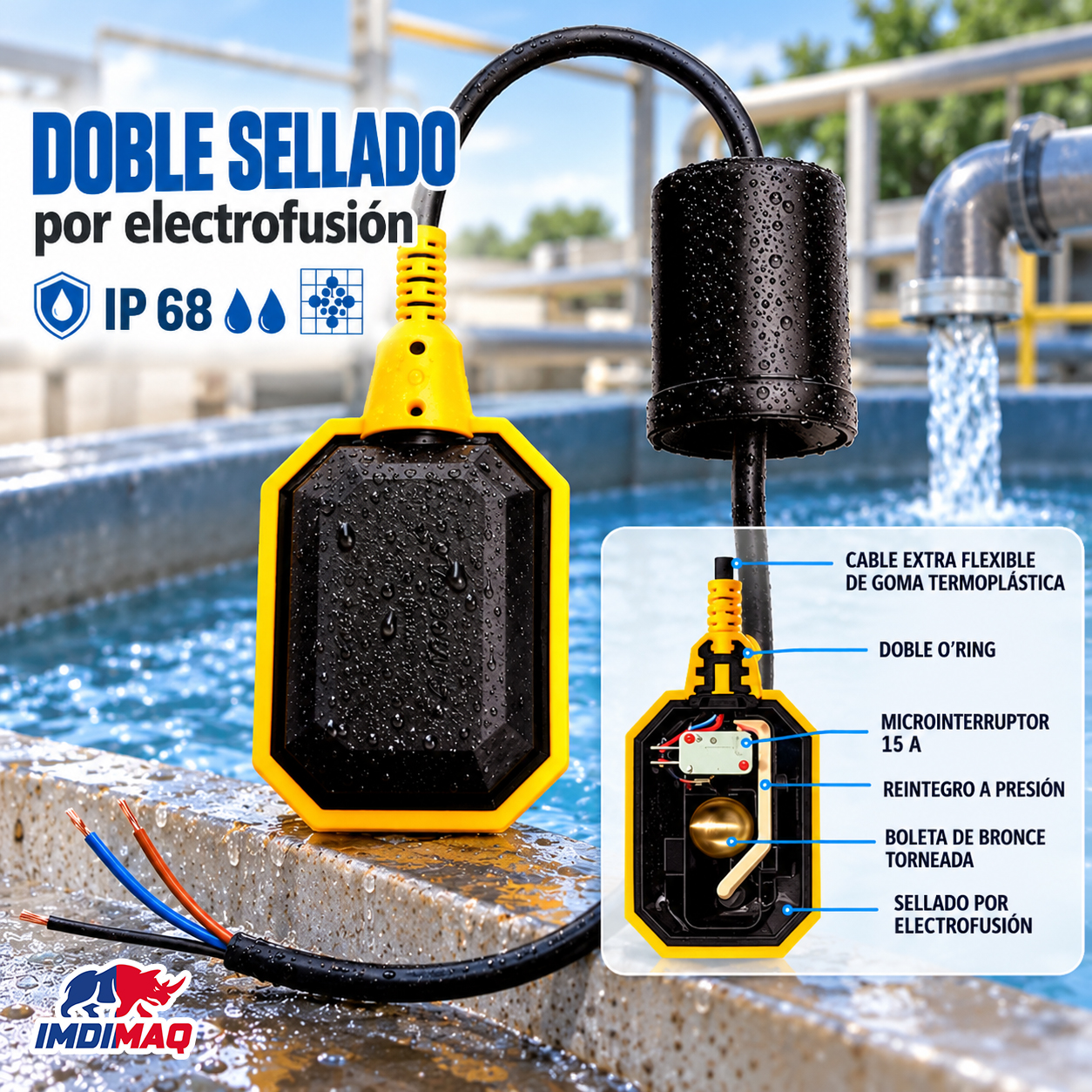 Control de Nivel Sumergible 5 Metros - Imagen 3